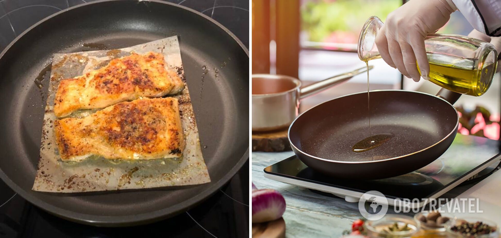 Parchment and oil will help to avoid sticking food