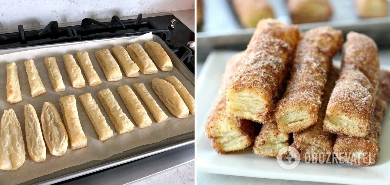 What kind of cookies to make from ready-made puff pastry