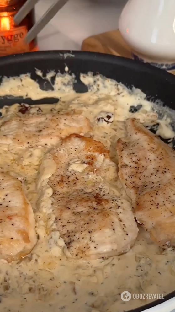 Cooking fillets in sauce