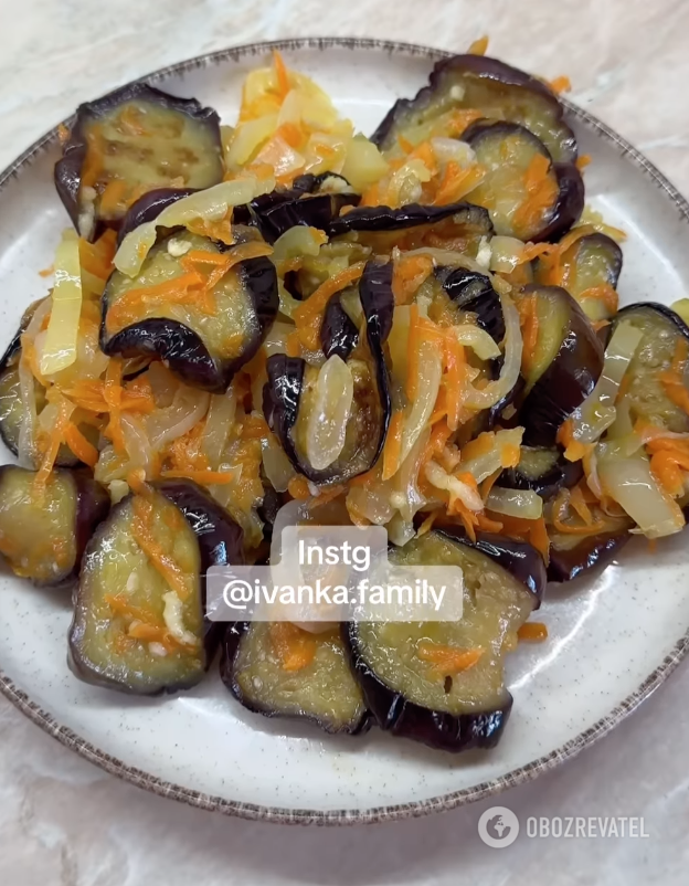 Ready eggplants