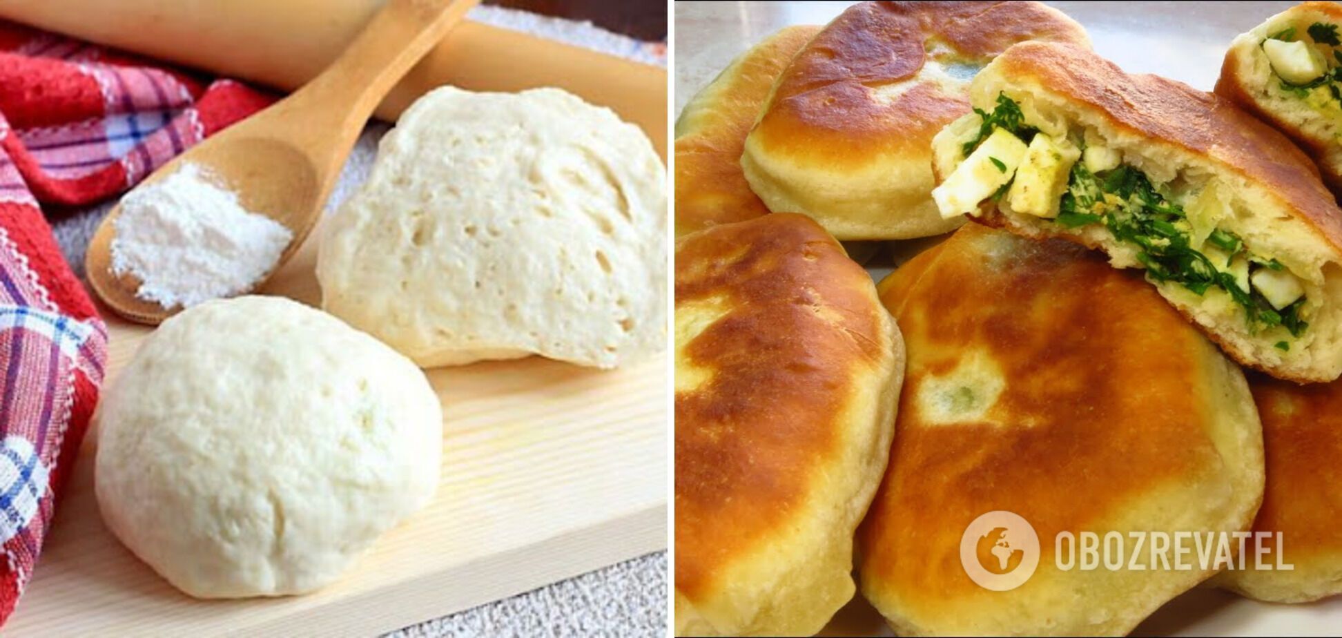 Pies made from yeast dough