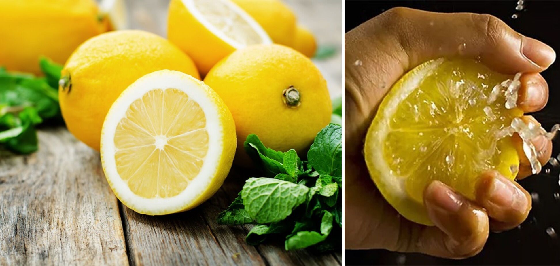 Lemon for the marinade.