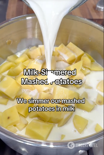 Never boil potatoes in water if you want creamy mashed potatoes: a chef's tip