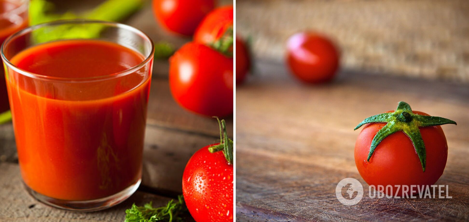 Tomato juice.