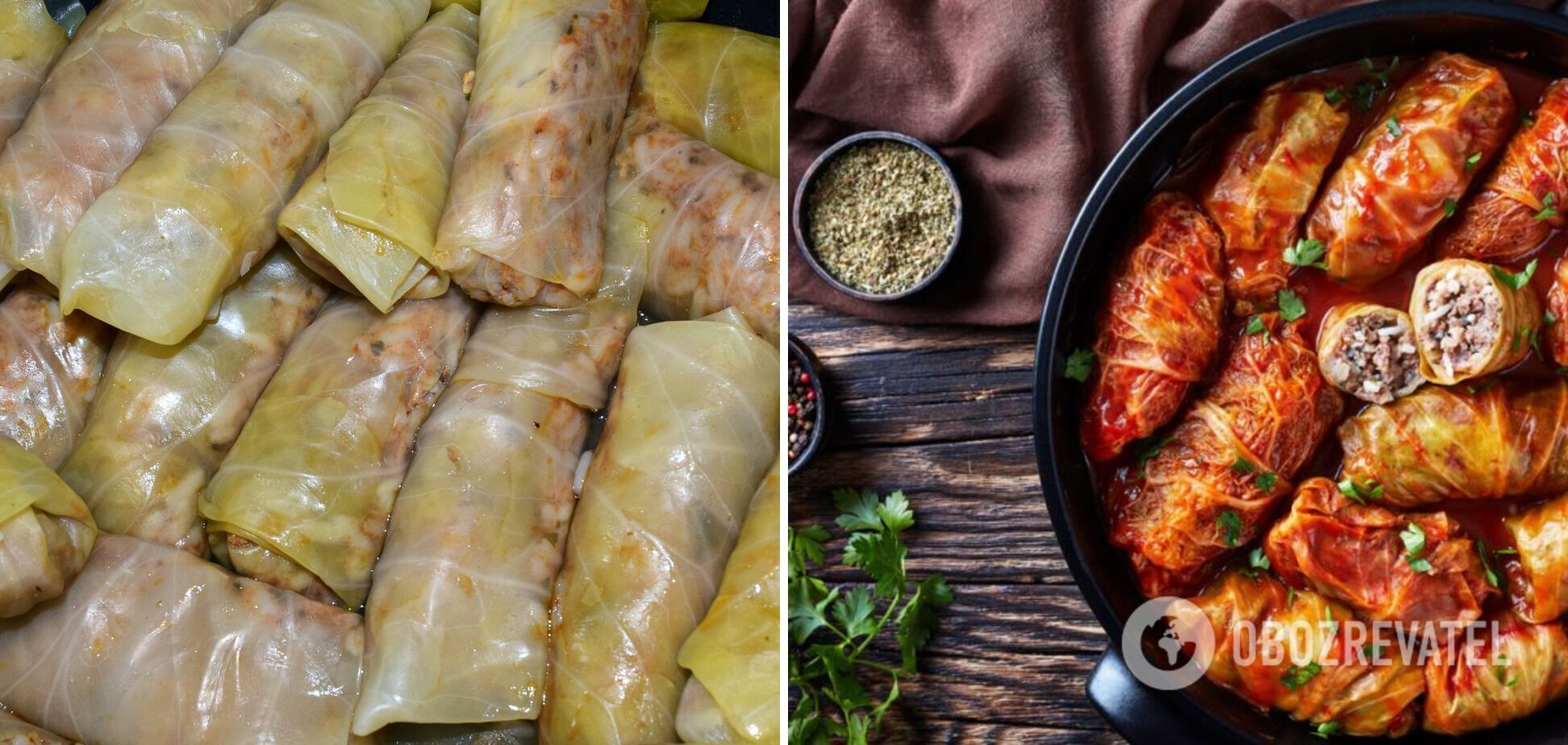 Cabbage rolls.