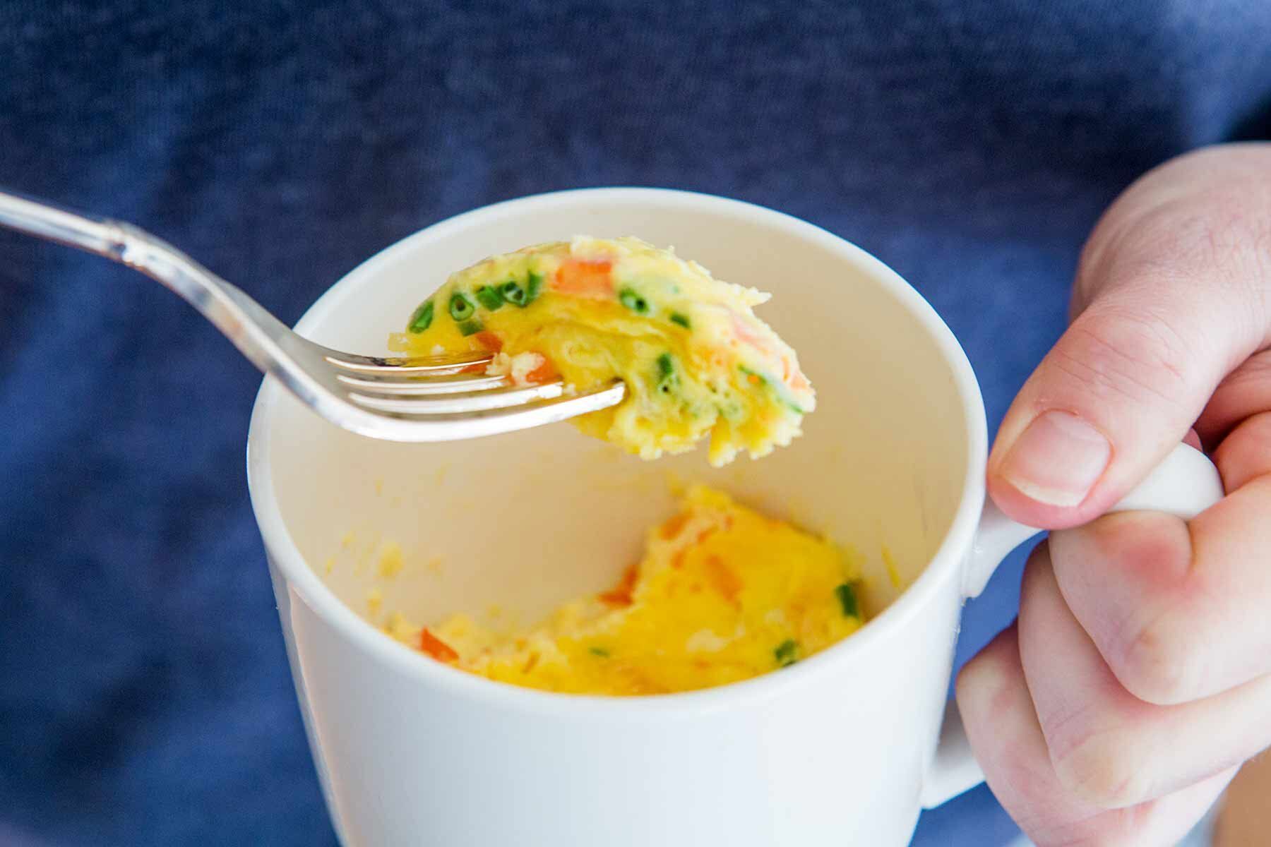 Omelet in a cup