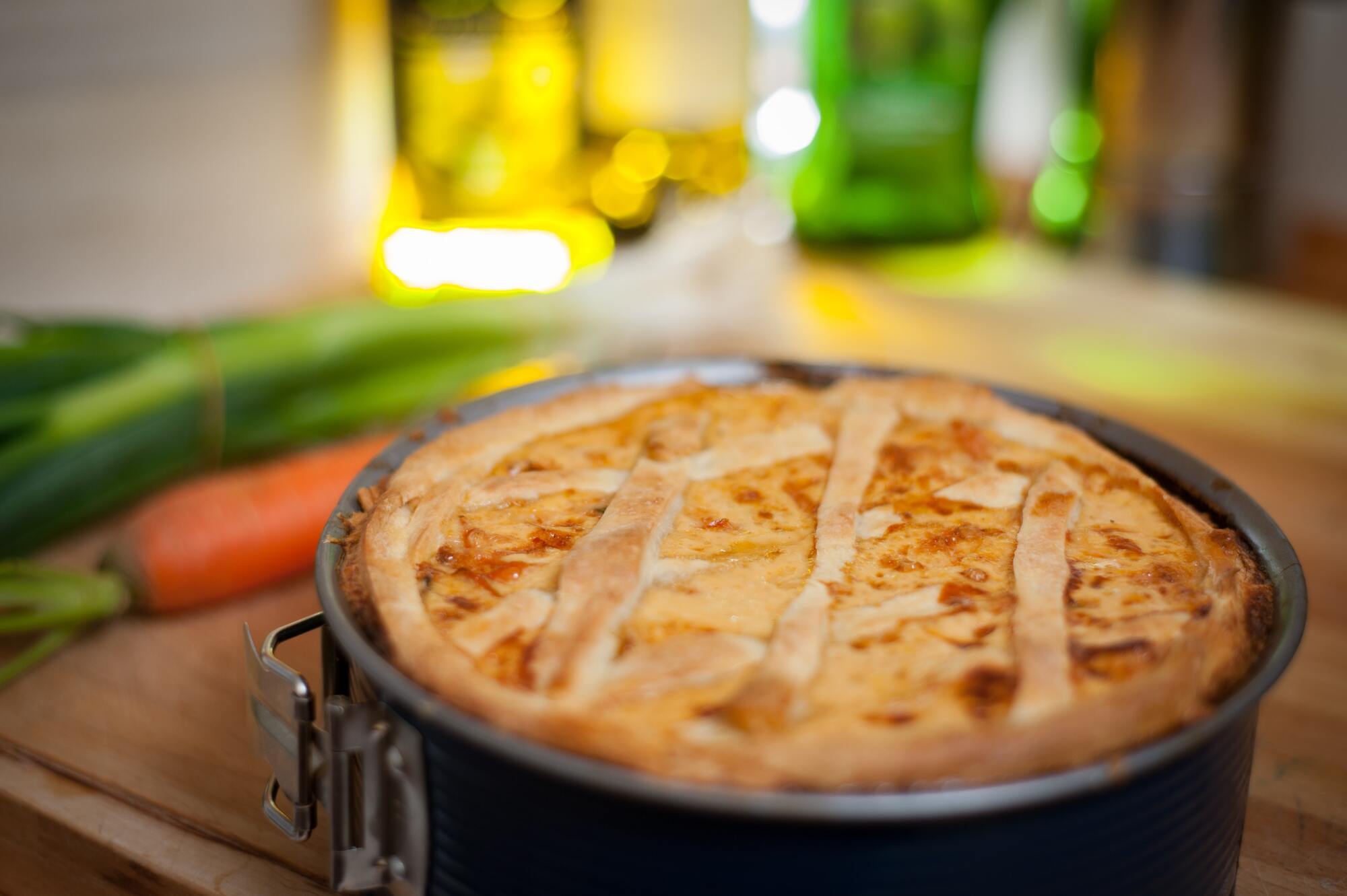 How to make a delicious pie for lunch.