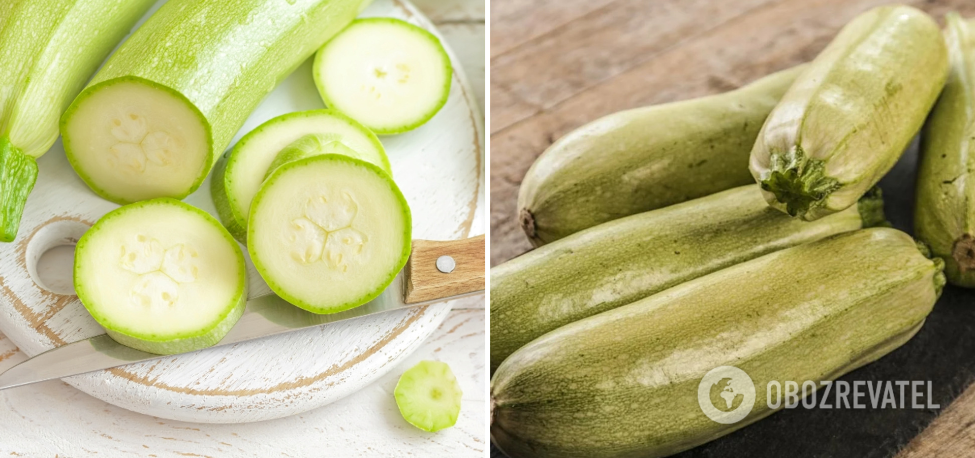 Zucchini for cooking