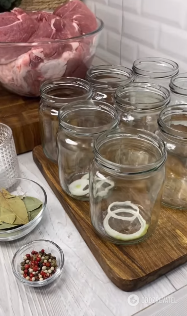 Homemade pork stew: cooked in the autoclave