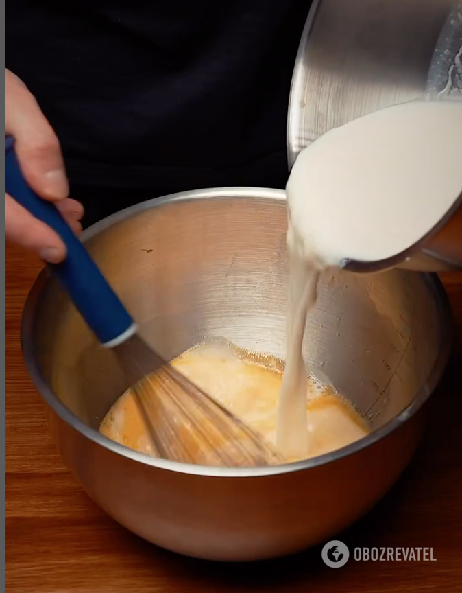 Preparing the dough base