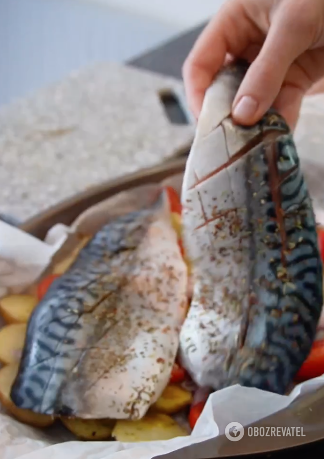 How to bake mackerel deliciously