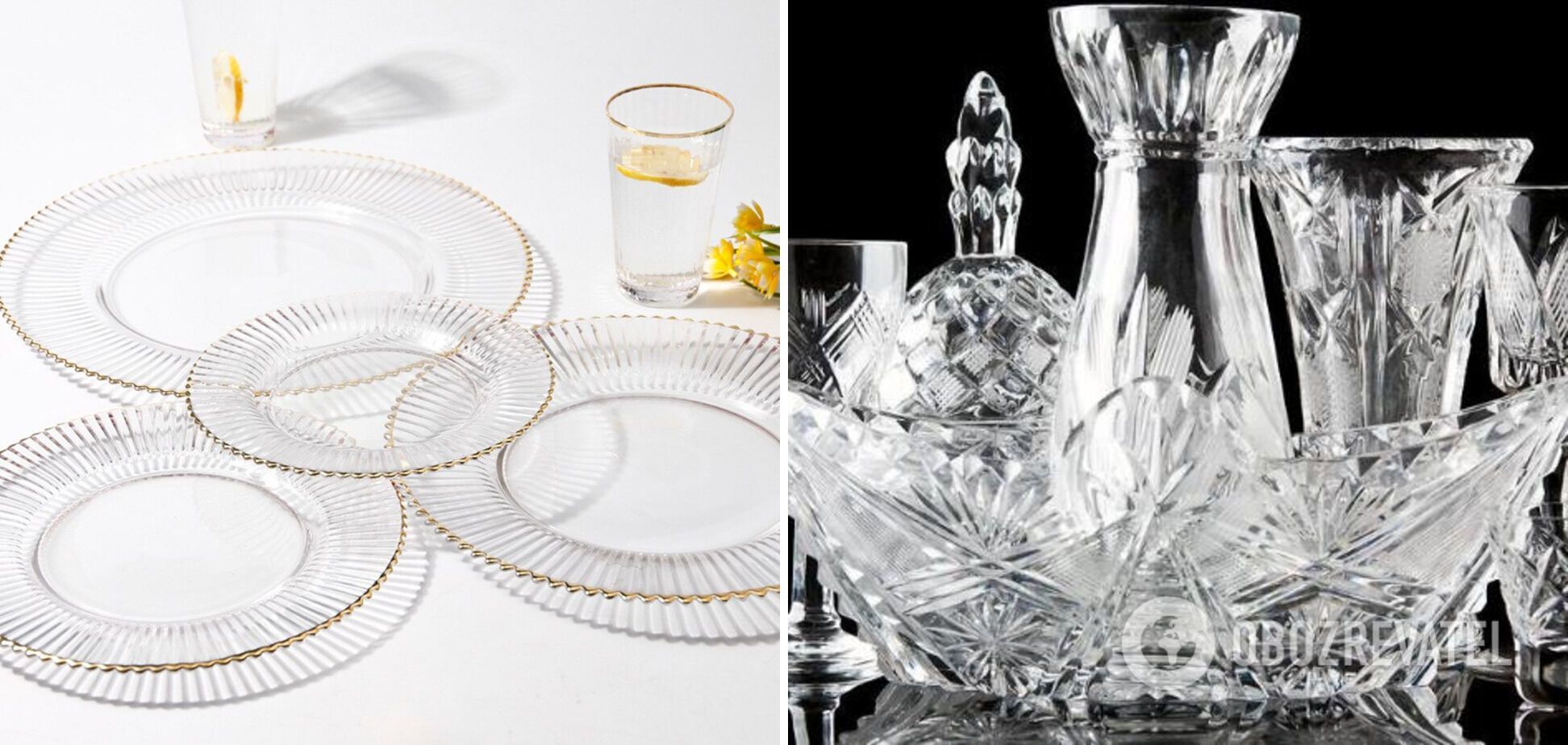 Crystal and fine glassware