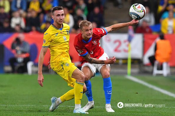 The Ukrainian national team conceded 3 goals and lost the second match in a row in the League of Nations. Video.