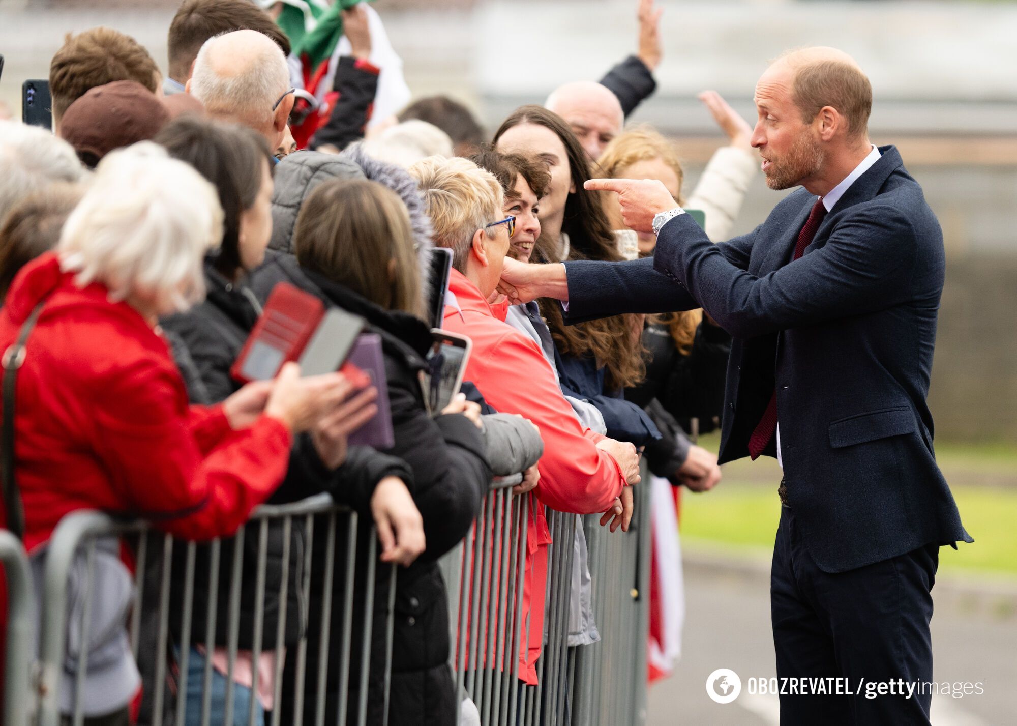 Prince William briefly commented on cancer patient Kate Middleton's condition after completing chemotherapy treatment