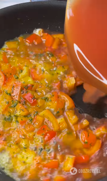 Lazy cabbage rolls in the oven: no need to steam cabbage