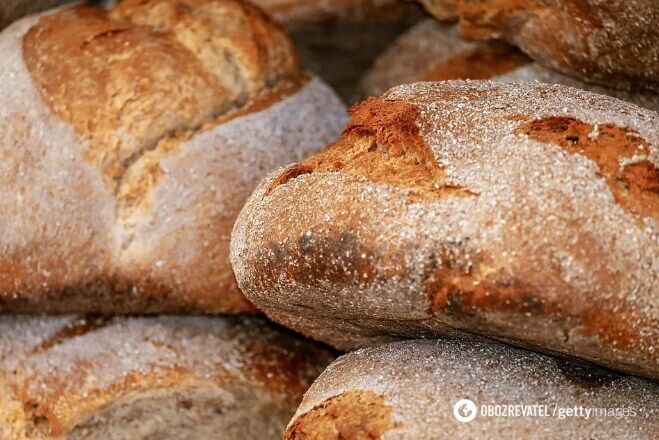 Homemade bread.