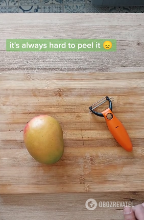 How to peel mangoes correctly: the perfect way