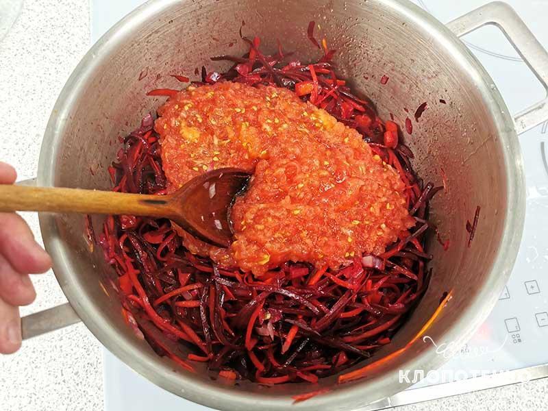 Tomato paste for dressing