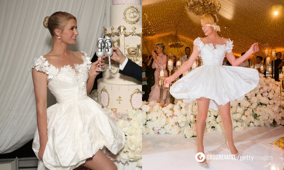 7 star brides who wore mini dresses to their weddings and changed the fashion world forever. Photo