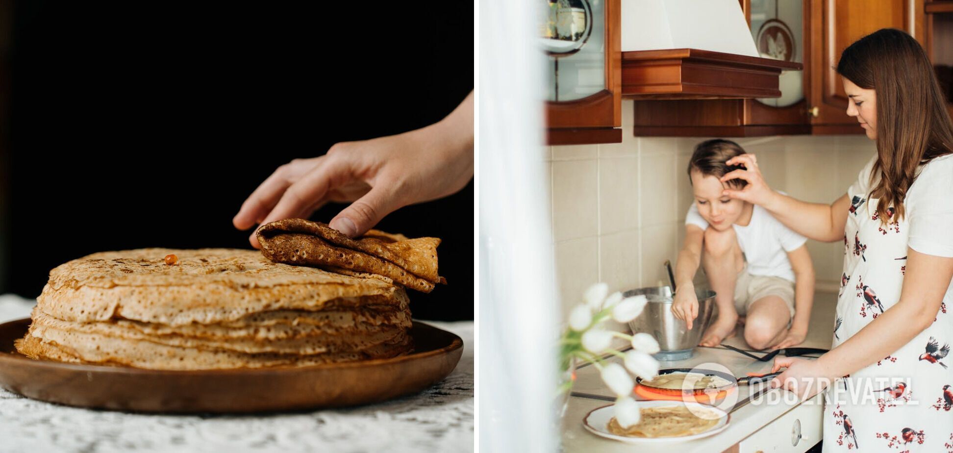 Cooking pancakes