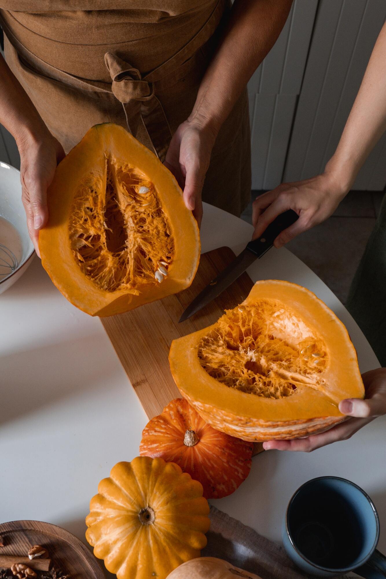 Pumpkin makes delicious chips