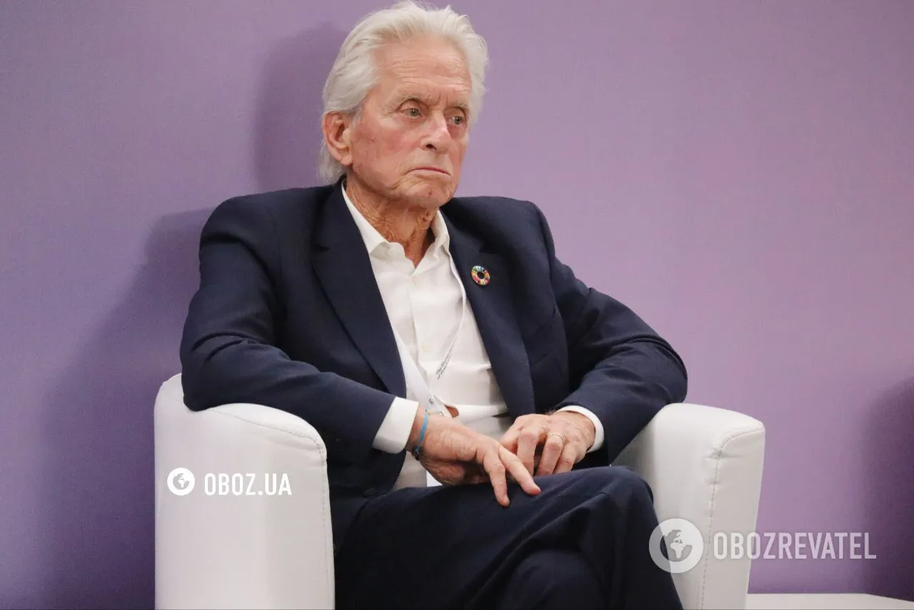 ''Kyiv is older than Moscow'': it became known what impressed Michael Douglas in Ukraine. Photo.