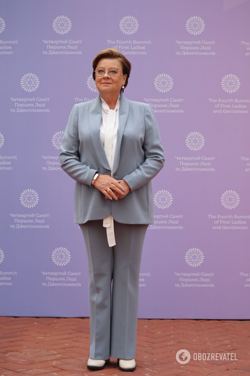 Podkopaeva, Osadcha, first ladies and gentlemen: what the guests of the Fourth Olena Zelenska Summit looked like. Photo.