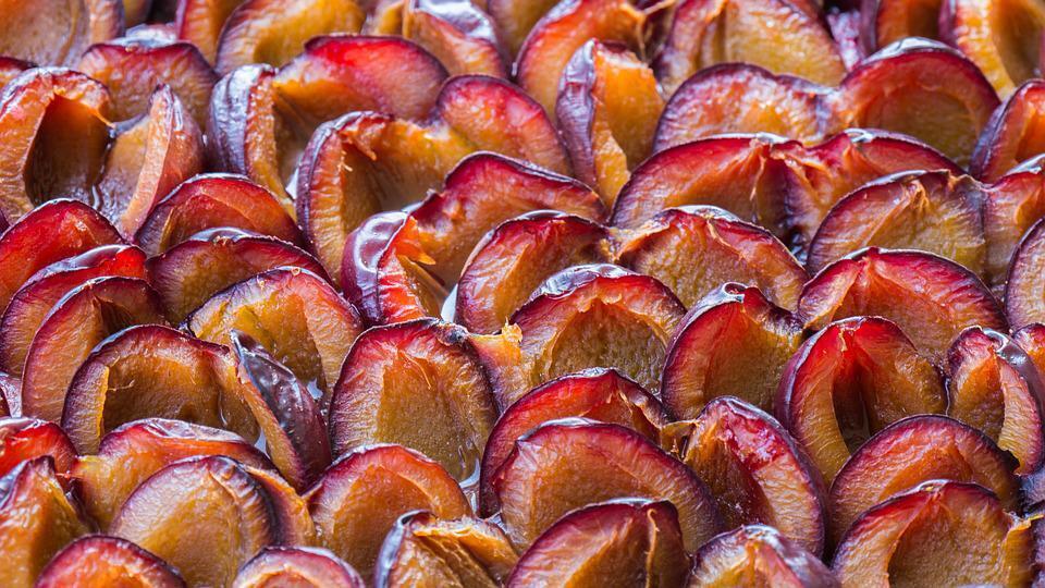 Dried plums like mushrooms for winter