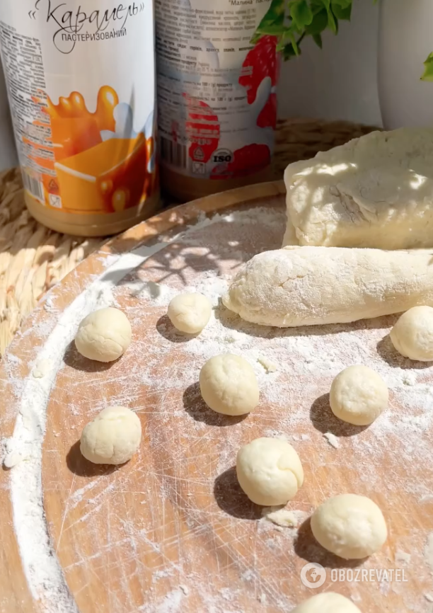 Cooking lazy dumplings