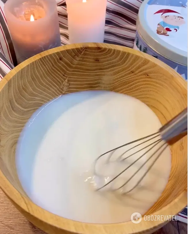 Kefir for the dough