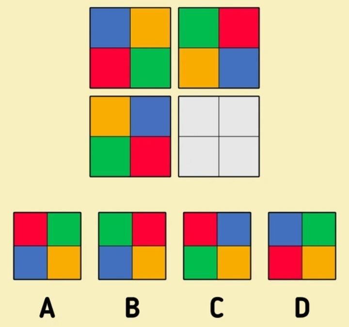 Which square is next? A tricky puzzle for geniuses