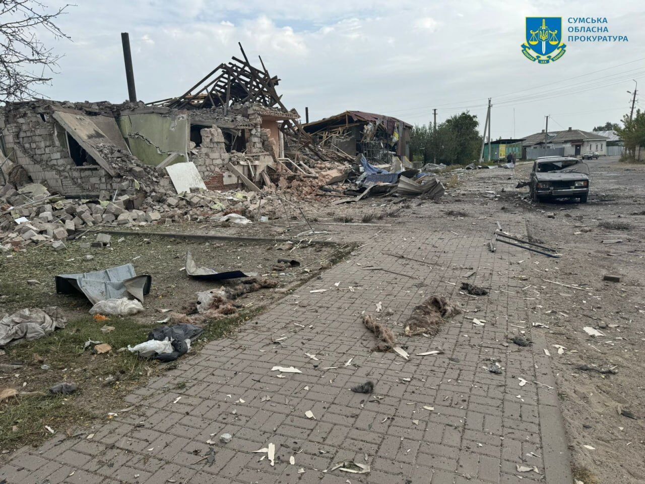 The occupants shell Sumy region with guided bombs: there are dead, a child among the wounded. Photo