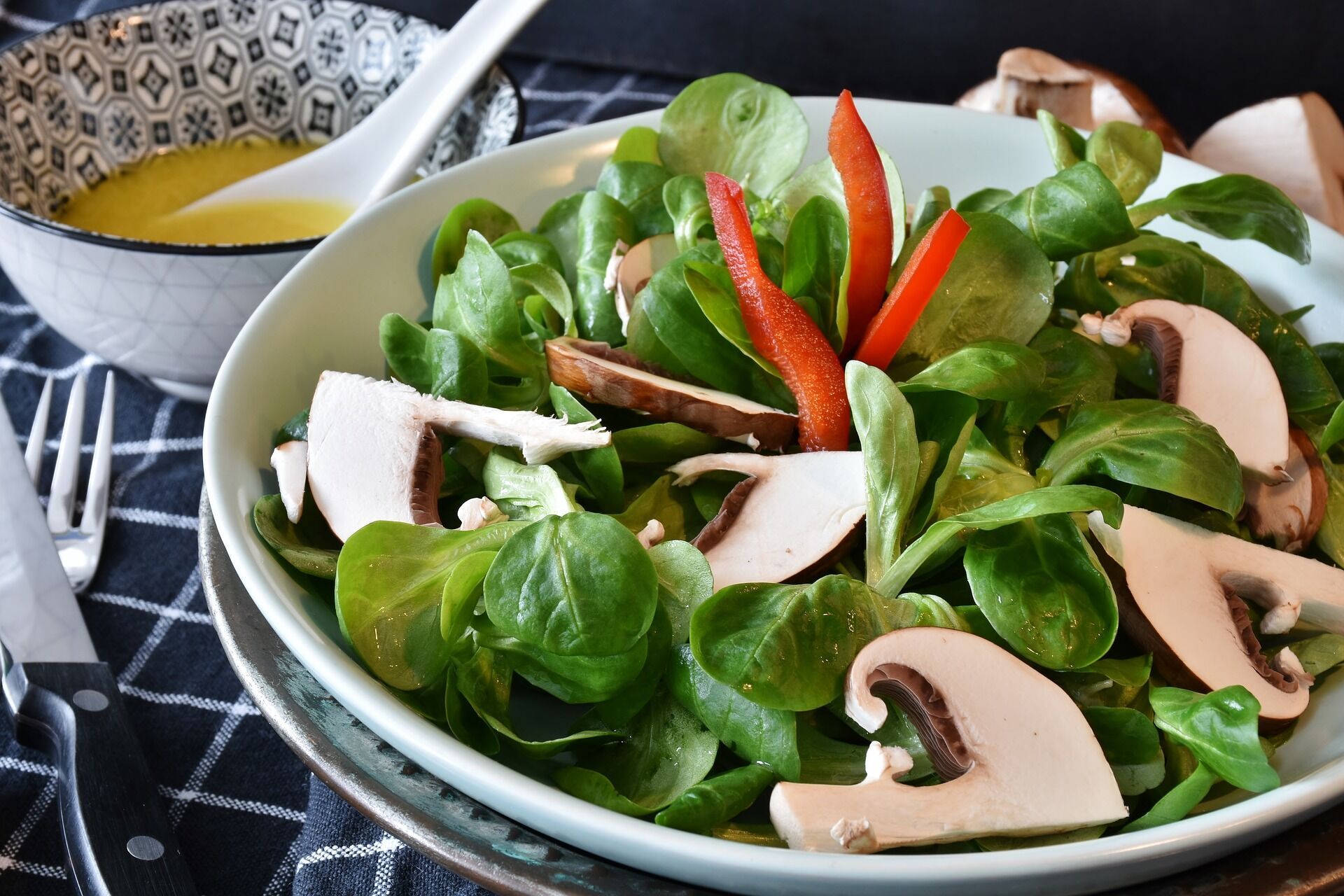 You can prepare a light salad for dinner