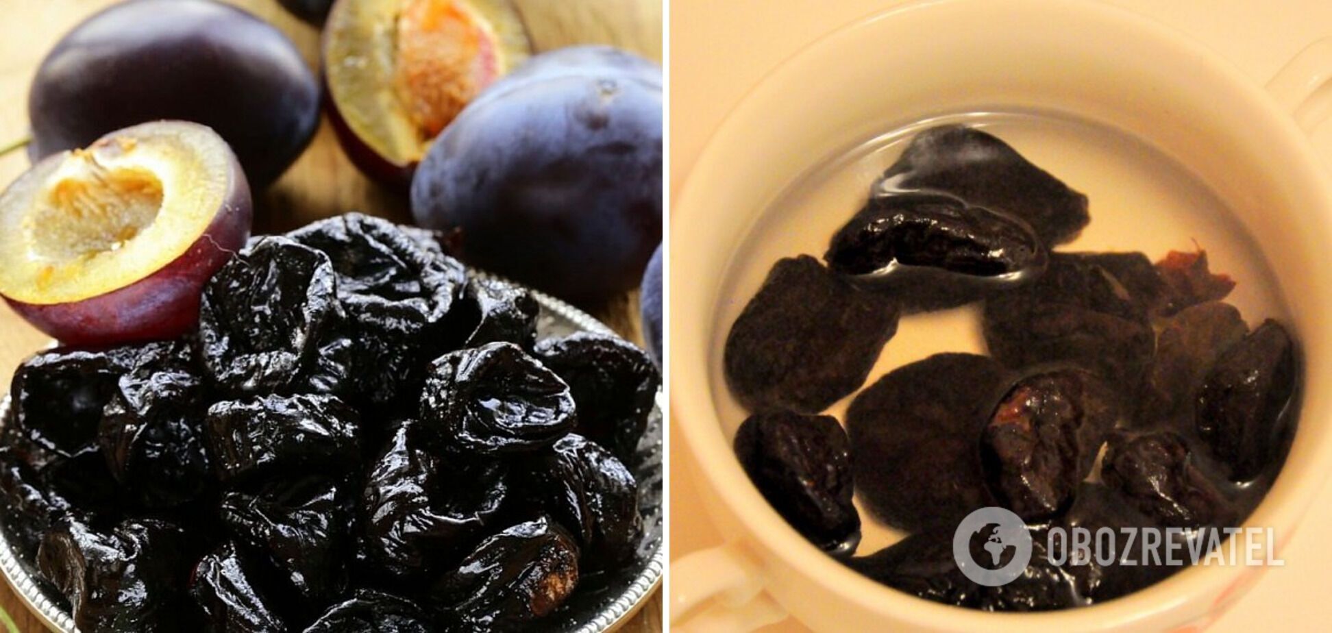 Prune soaking technique