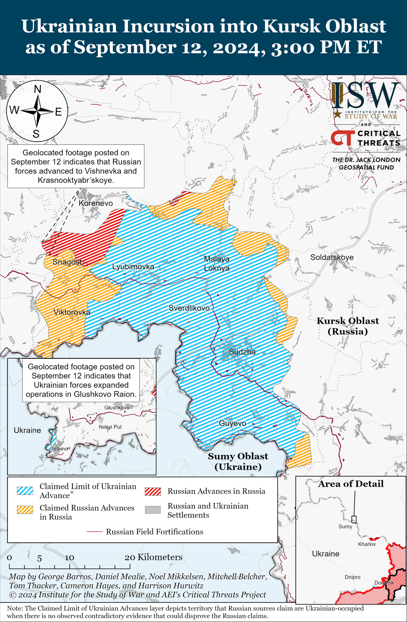 Russian troops will face big challenges during the counteroffensive in Kursk region: ISW assessed the situation. Map