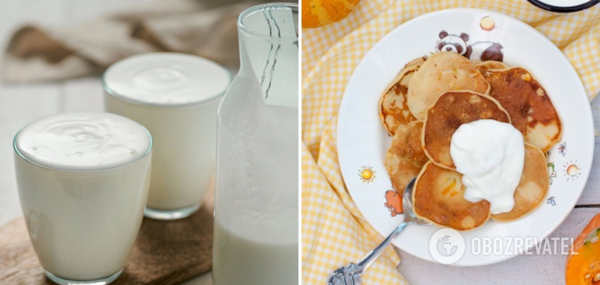 Pumpkin pancakes with kefir