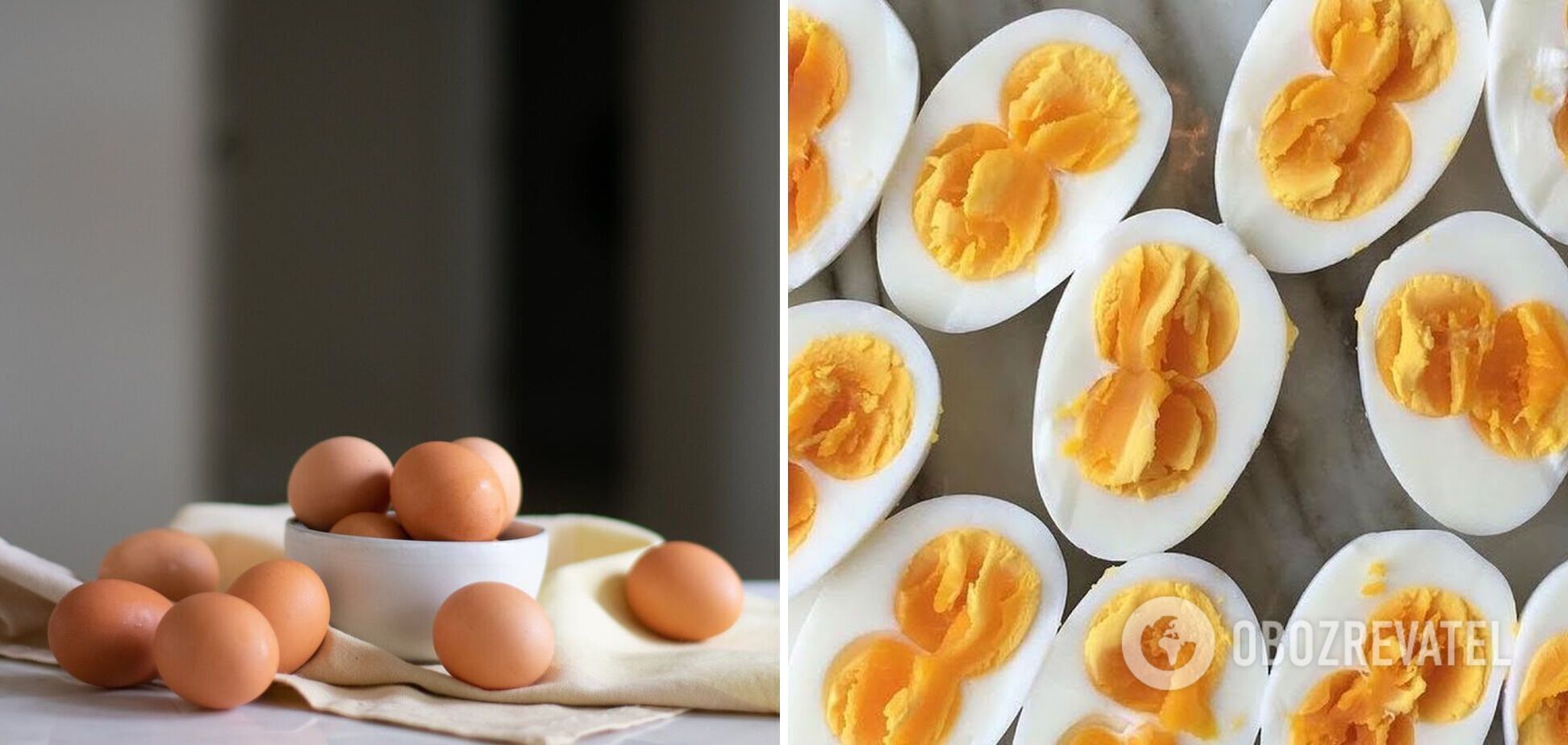 Boiled eggs