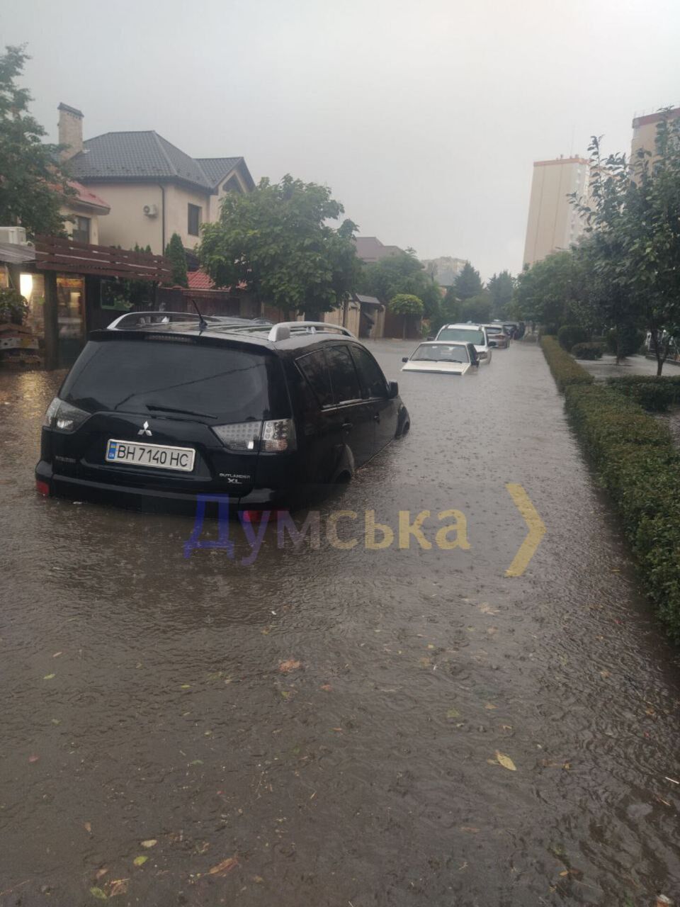 Odesa is flooded