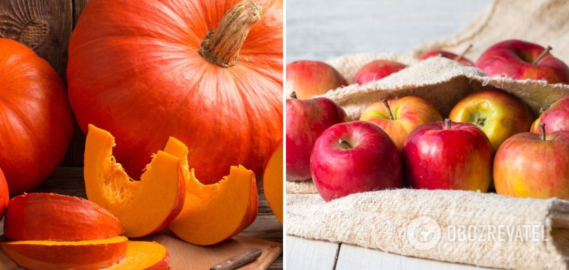 How to cook apples and pumpkin deliciously