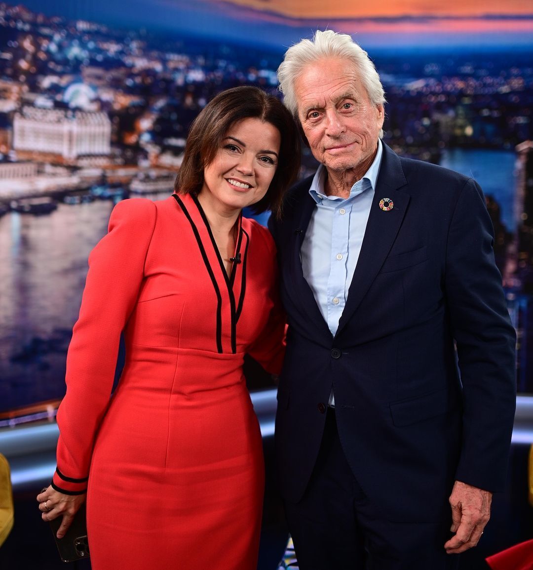 Marichka Padalko told how she was impressed by Michael Douglas during the interview: all stars and politicians should take note