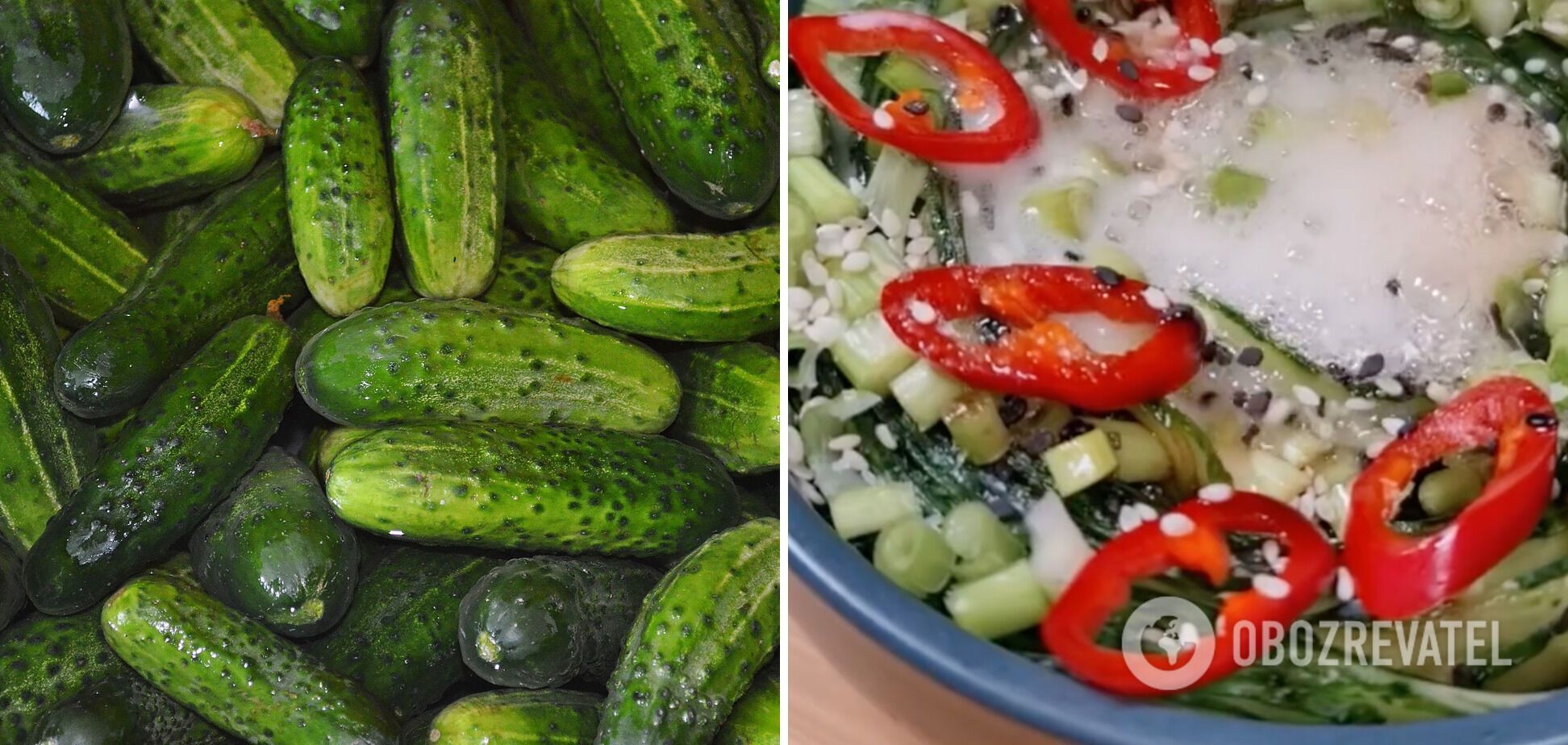 Pickled cucumbers