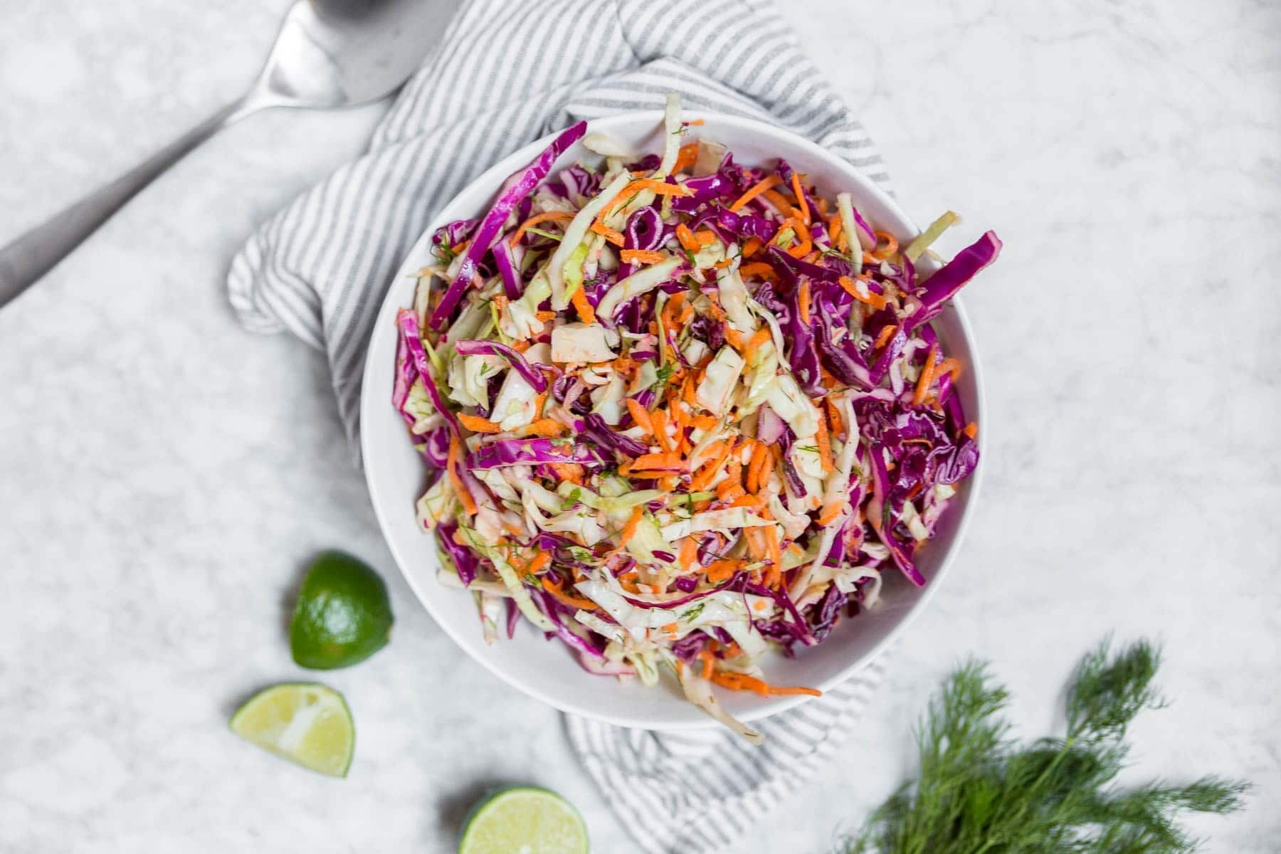 blue cabbage salad