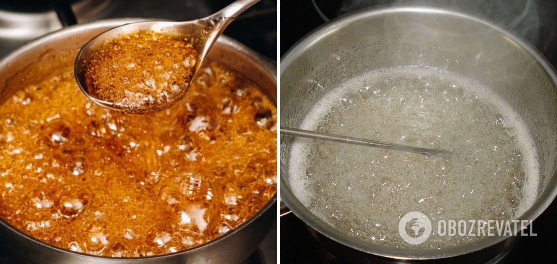 The process of making caramel