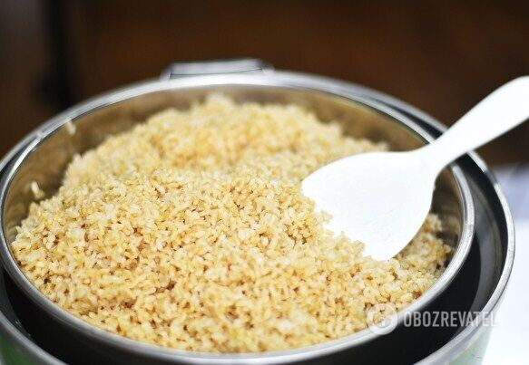 Rice for stuffed cabbage rolls