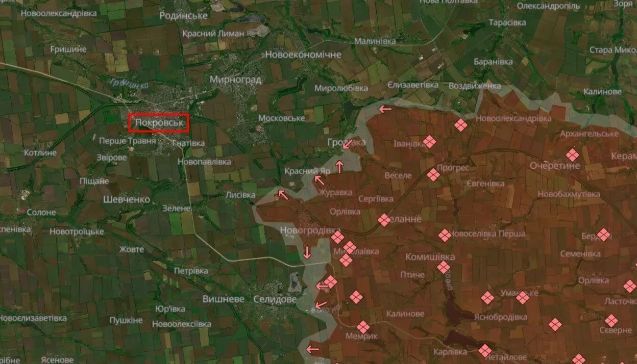 Occupants are trying to bypass Pokrovsk and attack the flanks: military spoke about the situation. Map