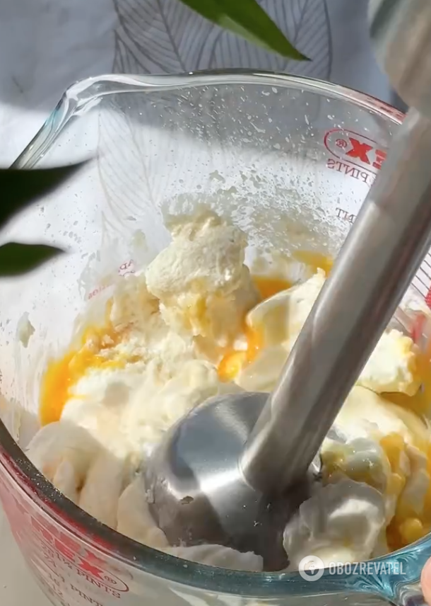 Ricotta with zest and eggs