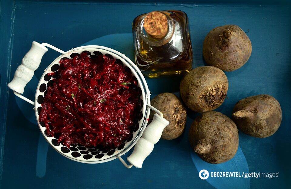 Boiled beets