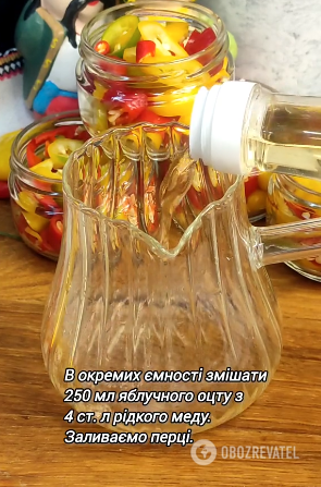 Pickled hot peppers in honey: a recipe without cooking and sterilization