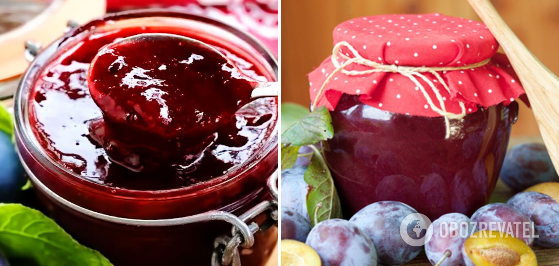 Sugar-free plum jam