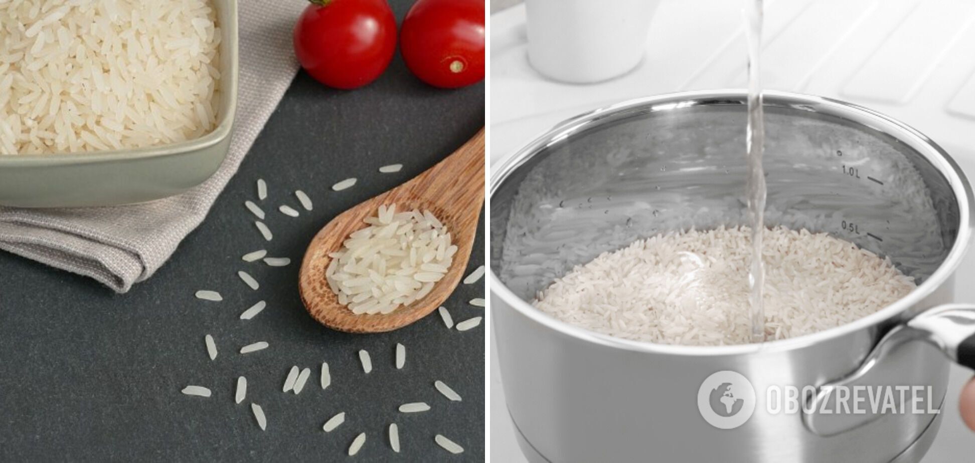 Rinse the rice before cooking.